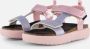 Mexx Kids XX825400-570 Meisjes Platte Sandalen Roze Paars Zwart Leer Klittenband - Thumbnail 2