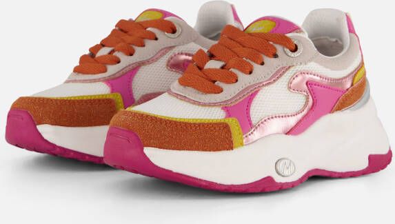 Mexx Palma Pam Sneakers oranje Leer