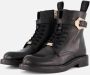 Mexx Phard Mabel Veterboots zwart Leer - Thumbnail 1