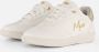 Mexx Kids XX825151-795 Meisjes Lage Sneakers Wit Goud Leer Veters - Thumbnail 2