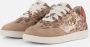 Mexx Kids XX825150-506 Meisjes Lage Sneakers Roze Print Leer Veters - Thumbnail 3