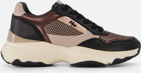 Mexx Sneakers Radja Pax MI001001453W-1101 Zwart Bruin
