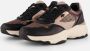 Mexx Sneakers Radja Pax MI001001453W-1101 Zwart Bruin - Thumbnail 2