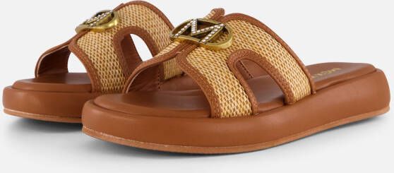 Mexx Rami Pacha Slippers cognac Synthetisch
