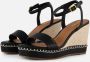 Mexx Ricky Palace Sandalen Met Sleehak Dames Zwart - Thumbnail 4