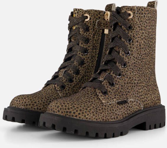 Mexx Star Leopard Veterboots brons Synthetisch