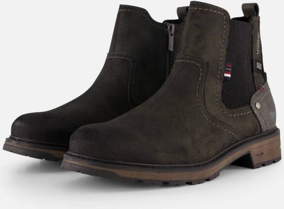 Mustang Chelsea boots zwart Pu