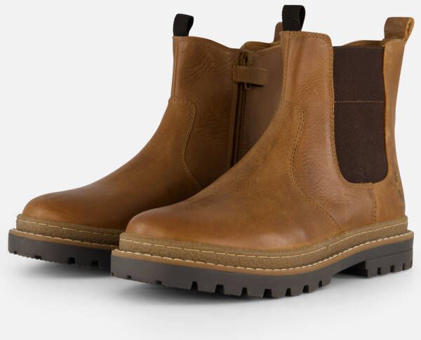 Muyters Chelsea boots cognac Leer