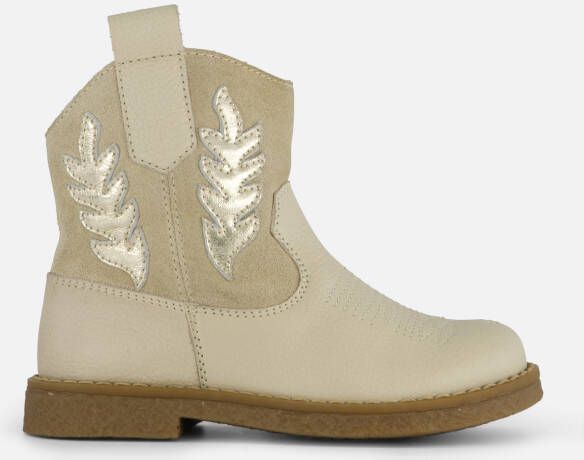 Muyters Cowboylaarzen beige Leer