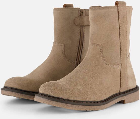 Muyters Laarzen taupe Suede Kinderschoenen