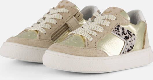 Muyters Metallic Sneakers goud Synthetisch