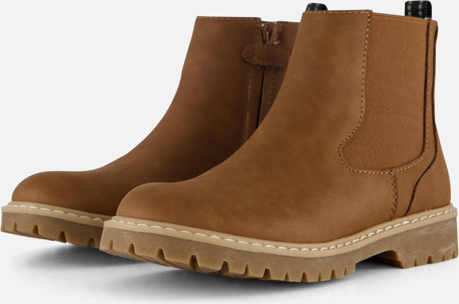 Muyters Chelsea boots cognac Synthetisch Kinderschoenen