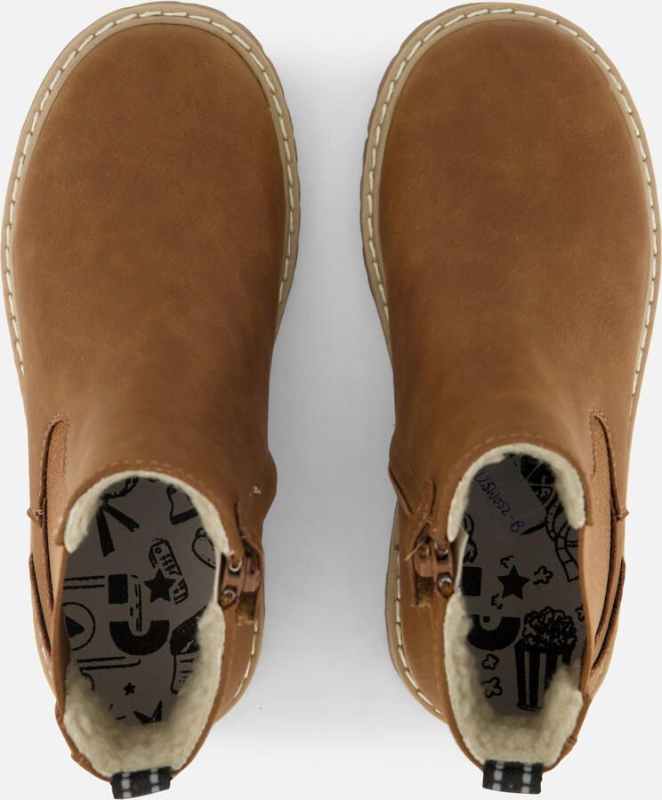 Muyters Chelsea boots cognac Synthetisch Kinderschoenen - Foto 3