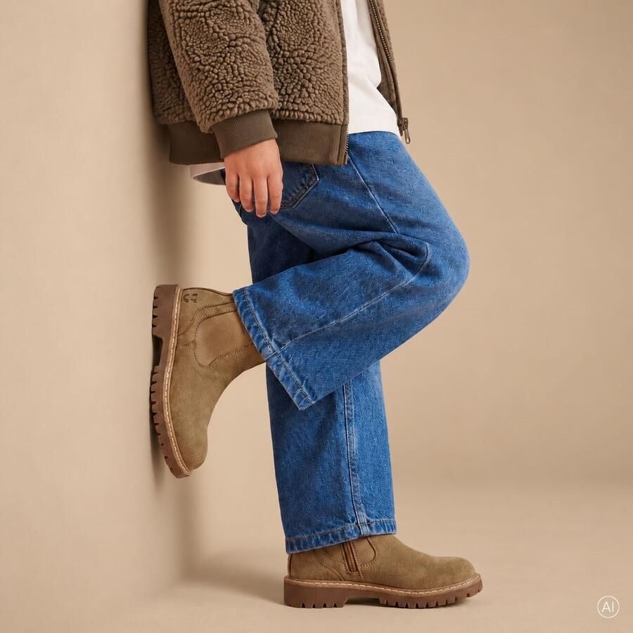 Muyters Chelseaboots taupe Kinderschoenen - Foto 5