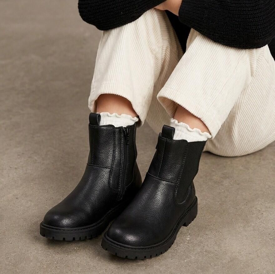 Muyters Chelseaboots zwart Kinderschoenen