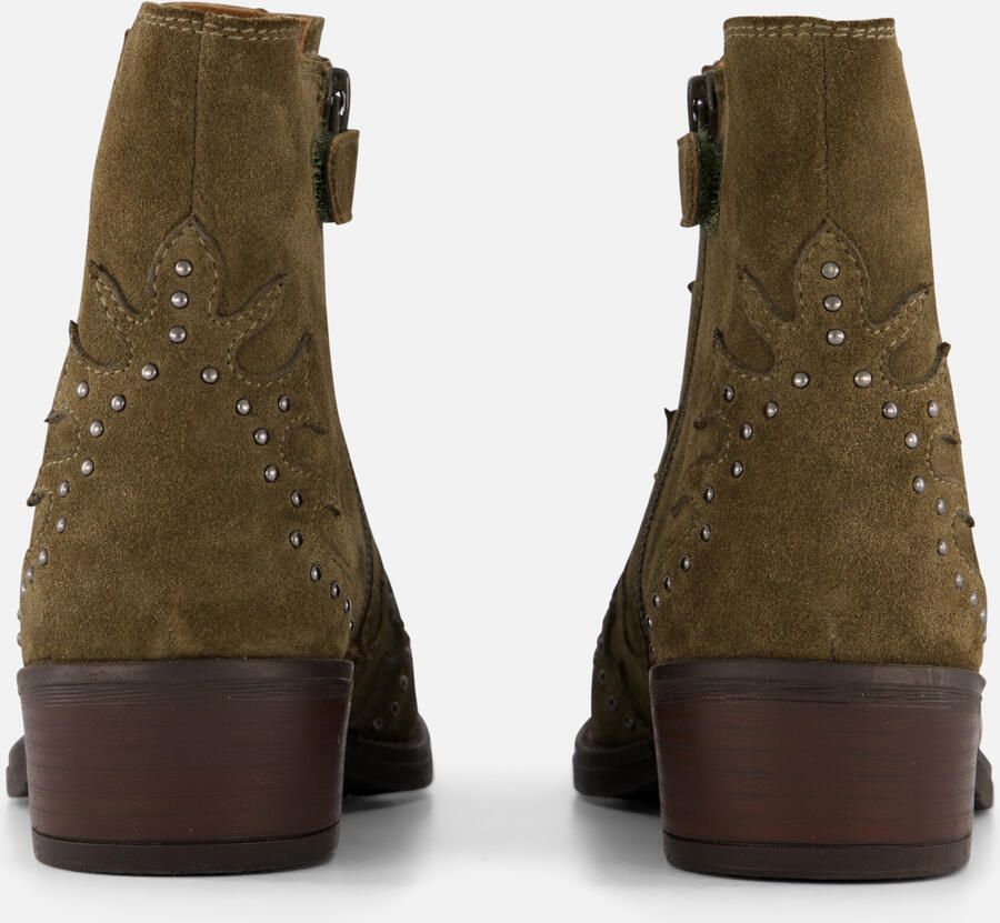 Muyters Cowboylaarzen groen Leer Kinderschoenen - Foto 3
