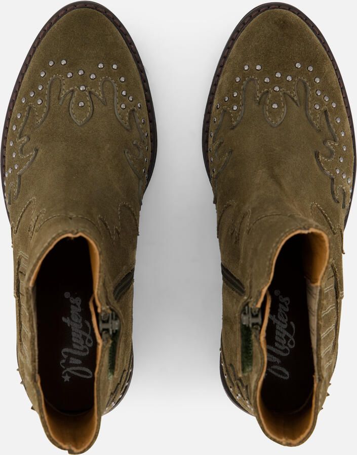 Muyters Cowboylaarzen groen Leer Kinderschoenen - Foto 4