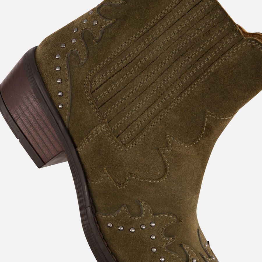 Muyters Cowboylaarzen groen Leer Kinderschoenen - Foto 2