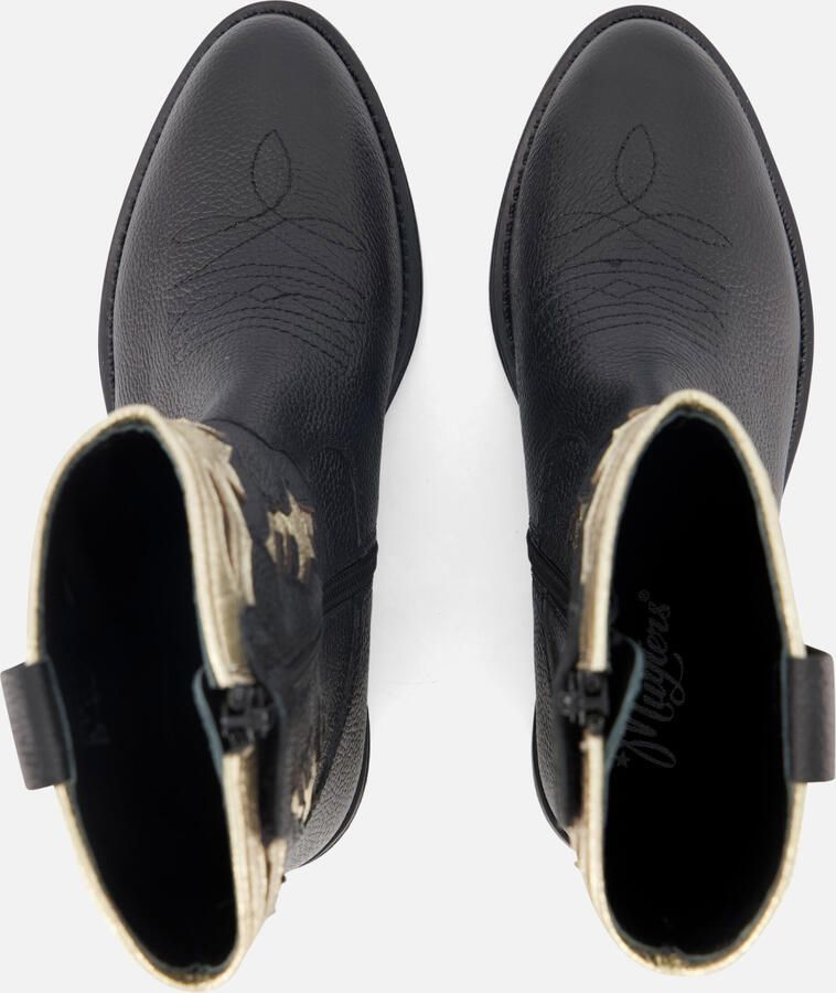 Muyters Cowboylaarzen zwart Leer Kinderschoenen - Foto 3