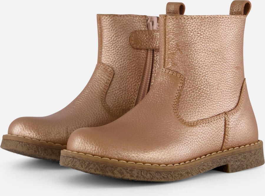 Muyters Enkellaarsjes roze Leer Kinderschoenen