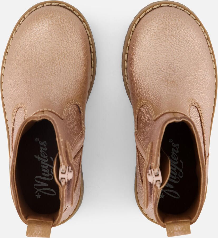 Muyters Enkellaarsjes roze Leer Kinderschoenen - Foto 2