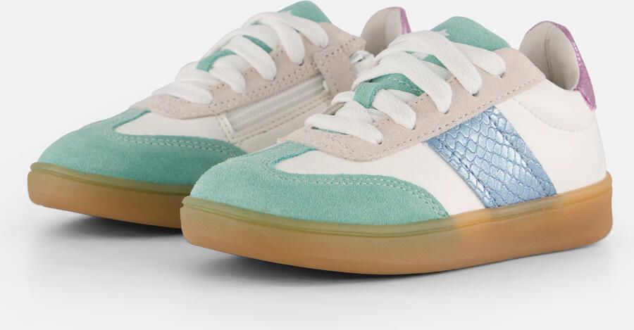 Muyters Mermaid Sneakers blauw Leer Kinderschoenen