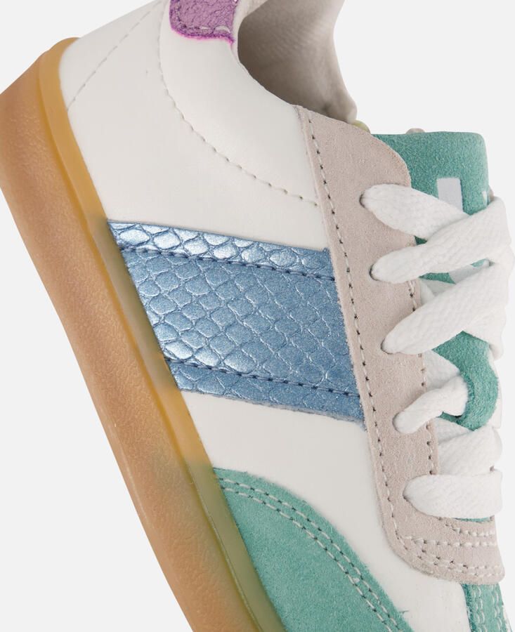 Muyters Mermaid Sneakers blauw Leer Kinderschoenen - Foto 3