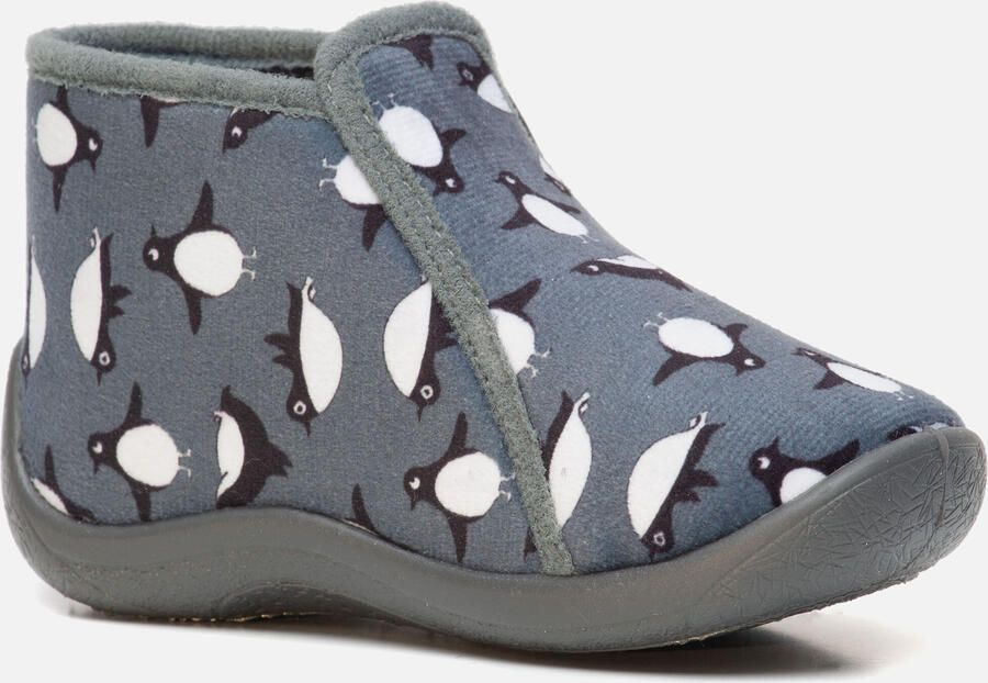 Muyters Pantoffels Blauw Textiel 750601 Textiel