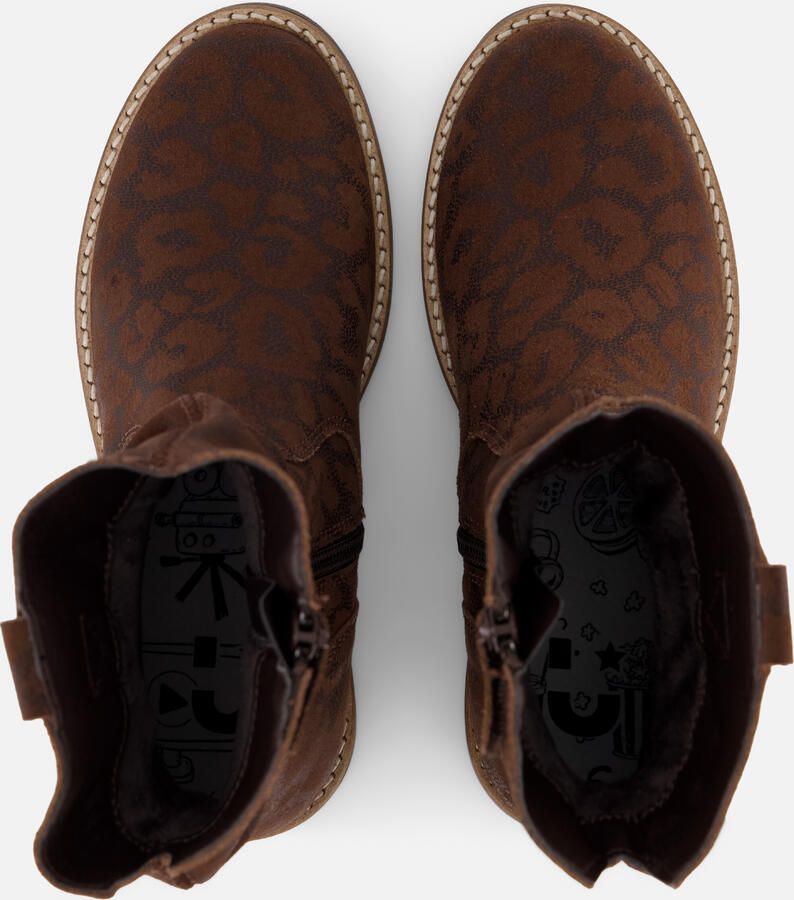 Muyters Plooilaarzen Leopard bruin Suède Kinderschoenen - Foto 4