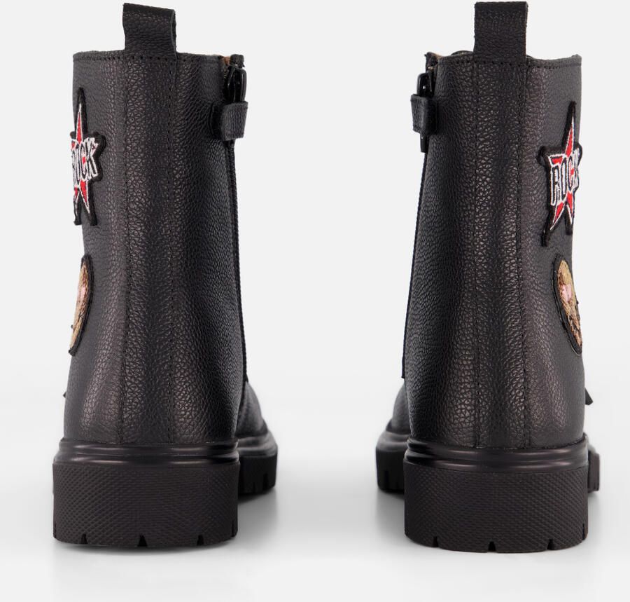Muyters Rock Veterboots zwart Leer Kinderschoenen - Foto 2