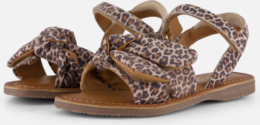 Muyters Sandalen Panterprint Leer Kinderschoenen