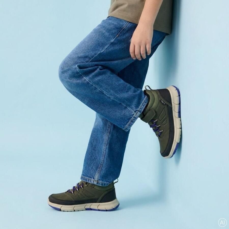 Muyters Sneakerboot groen Pu Kinderschoenen - Foto 5