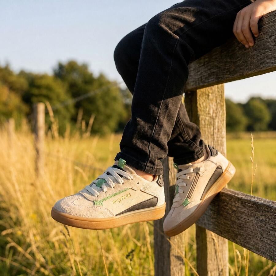 Muyters Sneakers beige Leer Kinderschoenen