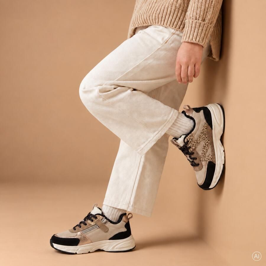Muyters Sneakers beige suède Kinderschoenen - Foto 5