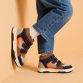 Muyters Sneakers blauw Leer Kinderschoenen - Blauw