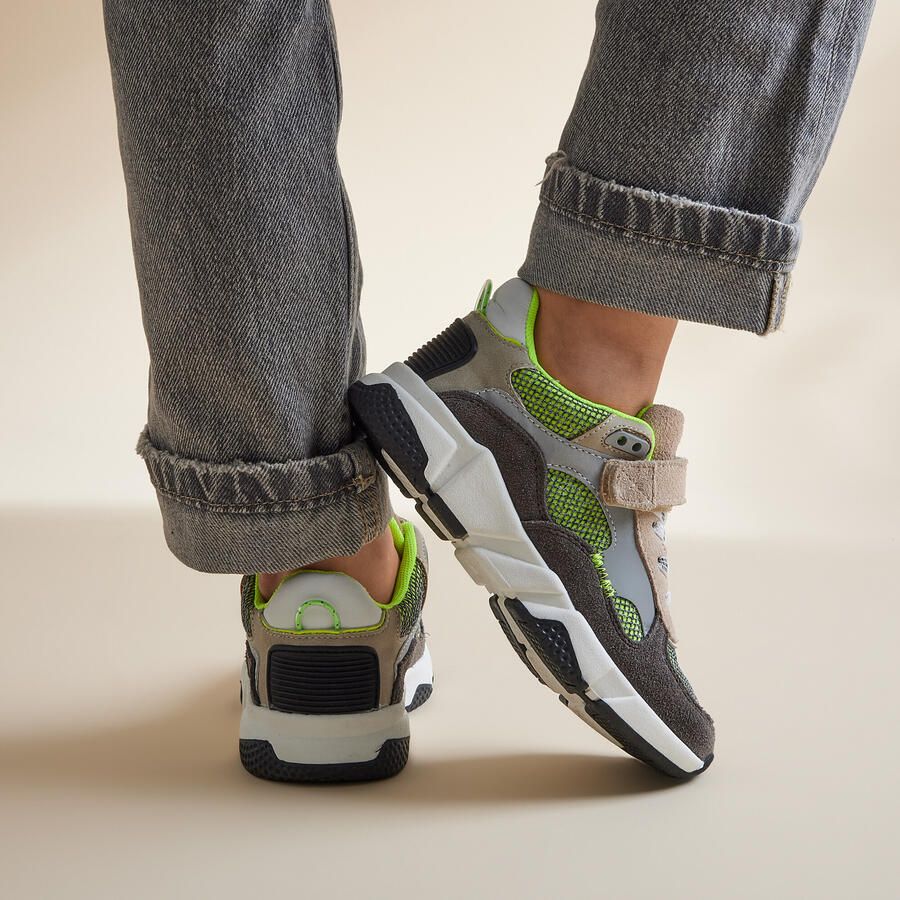 Muyters Sneakers bruin Synthetisch Kinderschoenen