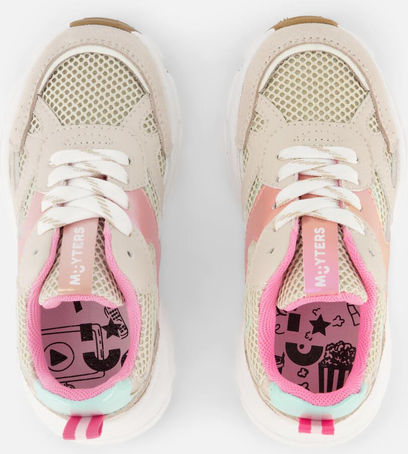 Muyters Sneakers Combi paars Suede Kinderschoenen - Foto 2