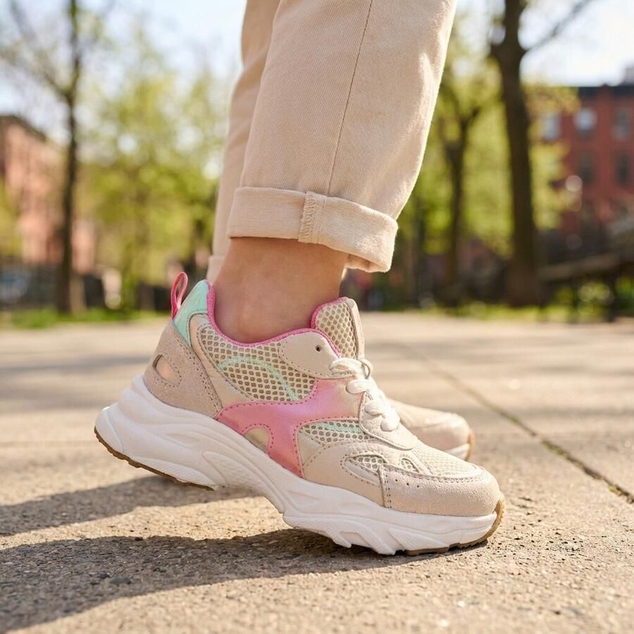 Muyters Sneakers Combi paars Suede Kinderschoenen - Foto 2