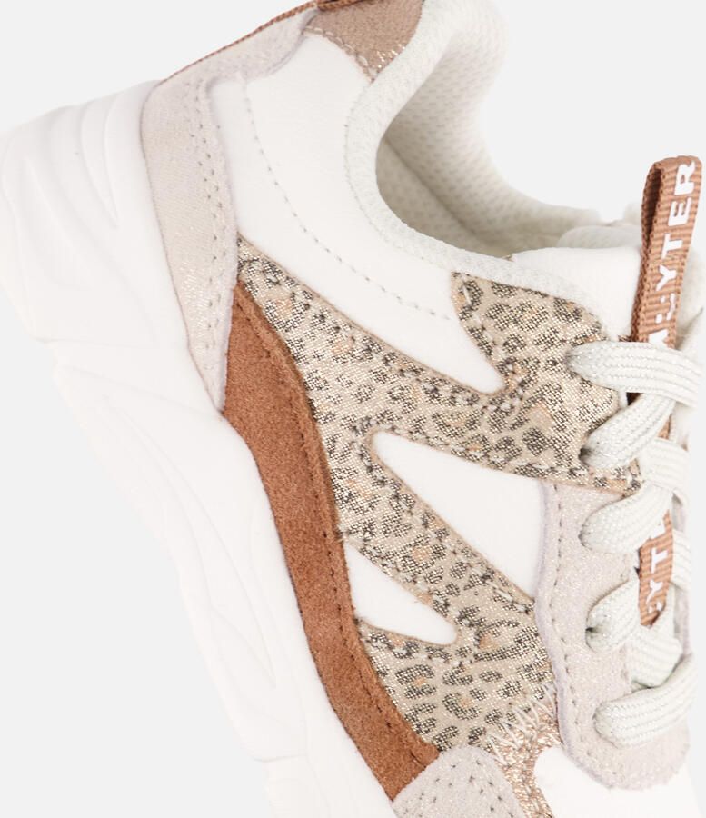 Muyters Sneakers Leopard beige Leer Kinderschoenen - Foto 3