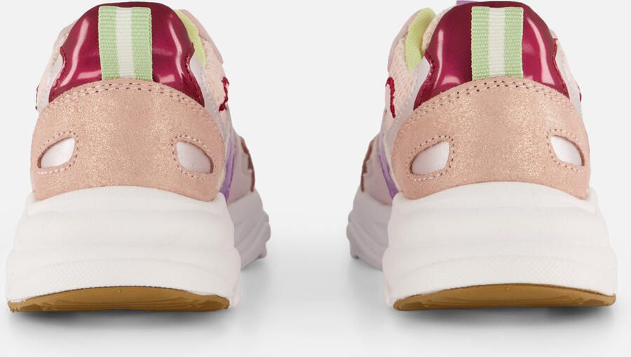 Muyters Sneakers Combi paars Suede Kinderschoenen - Foto 3