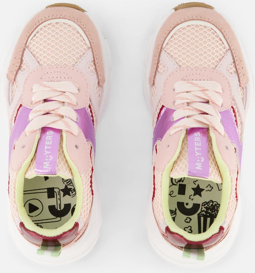 Muyters Sneakers Combi paars Suede Kinderschoenen - Foto 4