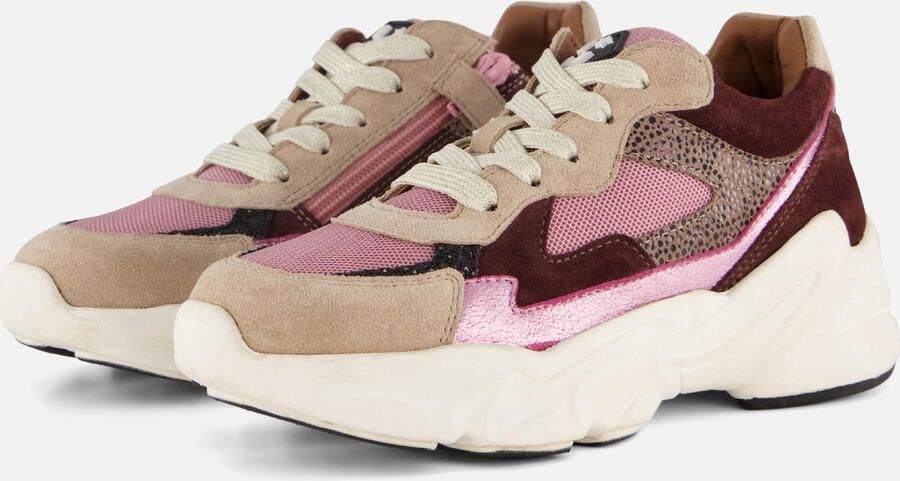 Muyters Sneakers roze Textiel Kinderschoenen - Foto 4
