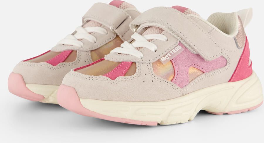 Muyters Sneakers roze Suede Kinderschoenen