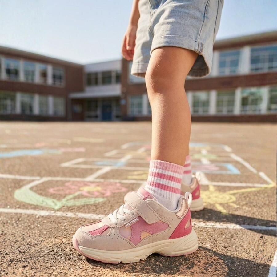 Muyters Sneakers roze Suede Kinderschoenen - Foto 2
