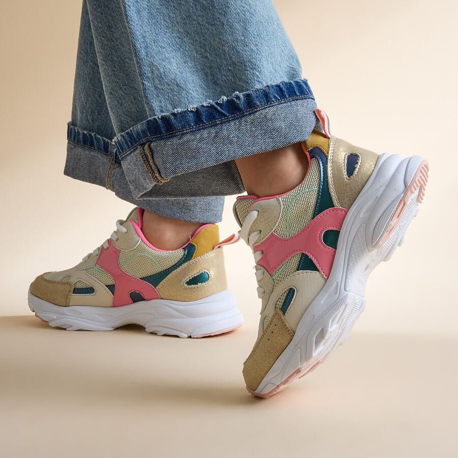 Muyters Sneakers roze Synthetisch Kinderschoenen