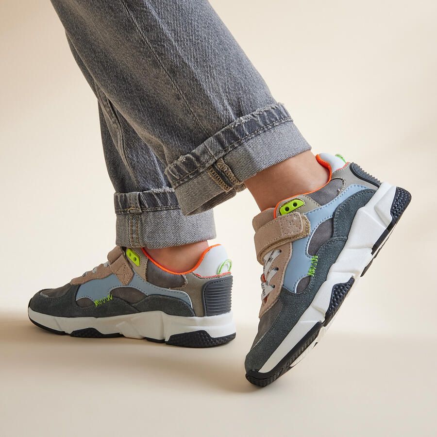 Muyters Sneakers taupe Synthetisch Kinderschoenen