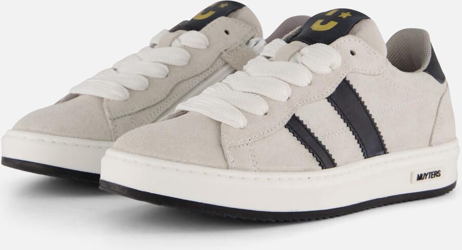 Muyters Sneakers wit Leer Kinderschoenen
