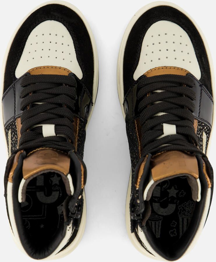 Muyters Sneakers zwart Leer Kinderschoenen - Foto 4