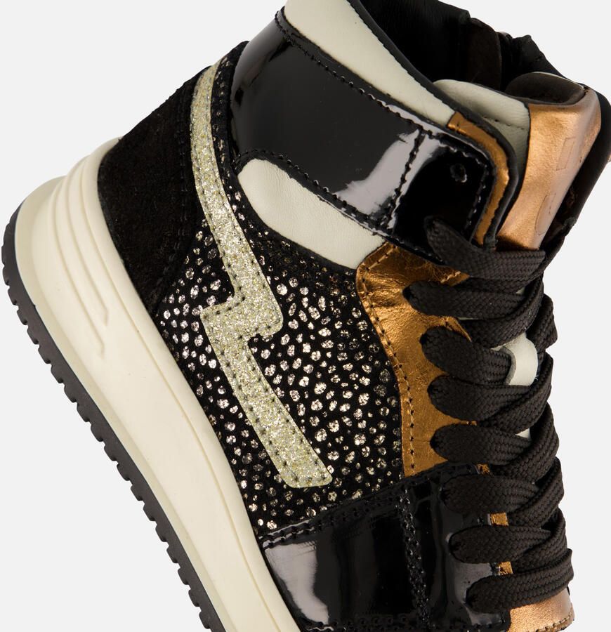 Muyters Sneakers zwart Leer Kinderschoenen - Foto 2