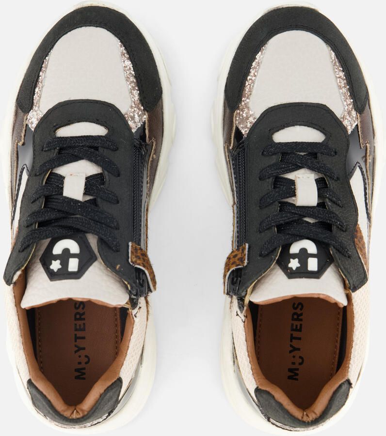 Muyters Sneakers zwart Leer Kinderschoenen - Foto 3